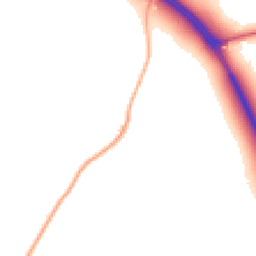 Daytime road noise heatmap for TA3 5NW