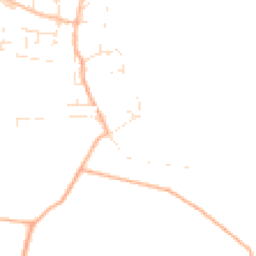 Daytime road noise heatmap for TA3 5PP