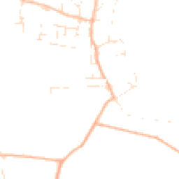 Daytime road noise heatmap for TA3 5PT