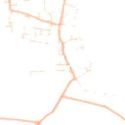 Daytime road noise heatmap for TA3 5PZ