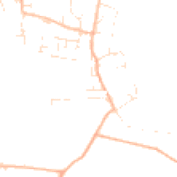 Daytime road noise heatmap for TA3 5QA