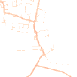 Daytime road noise heatmap for TA3 5QH