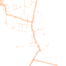 Daytime road noise heatmap for TA3 5QQ