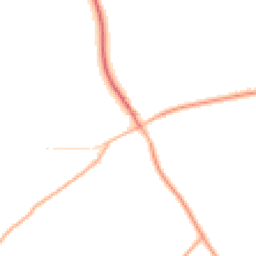 Daytime road noise heatmap for TA3 5SW