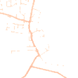 Daytime road noise heatmap for TA3 5TE