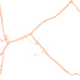 Daytime road noise heatmap for TA3 6AS