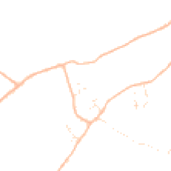 Daytime road noise heatmap for TA3 6FE