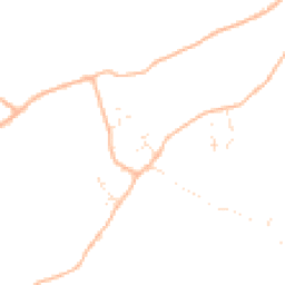 Daytime road noise heatmap for TA3 6HA
