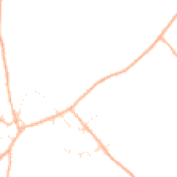 Daytime road noise heatmap for TA3 6HN