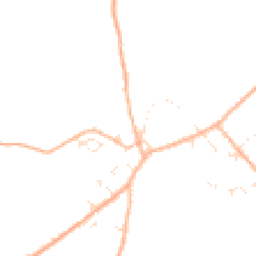 Daytime road noise heatmap for TA3 6JU