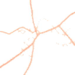 Daytime road noise heatmap for TA3 6LU