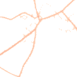 Daytime road noise heatmap for TA3 6NF