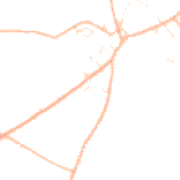 Daytime road noise heatmap for TA3 6NL
