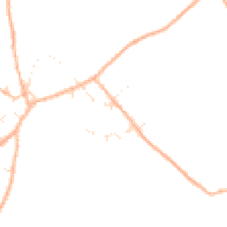 Daytime road noise heatmap for TA3 6NN