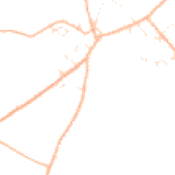 Daytime road noise heatmap for TA3 6NQ