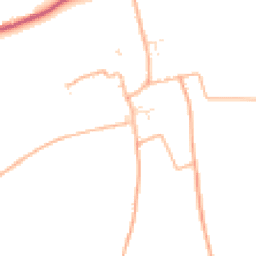 Daytime road noise heatmap for TA3 6QB