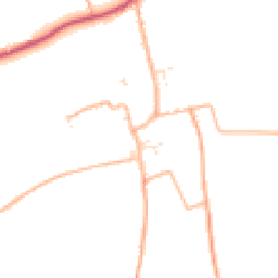 Daytime road noise heatmap for TA3 6QE