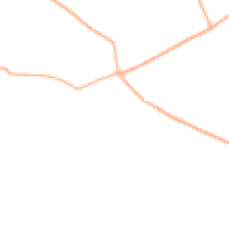 Daytime road noise heatmap for TA3 6QP