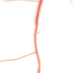 Daytime road noise heatmap for TA3 7AL