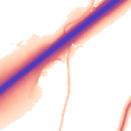 Daytime road noise heatmap for TA3 7BS