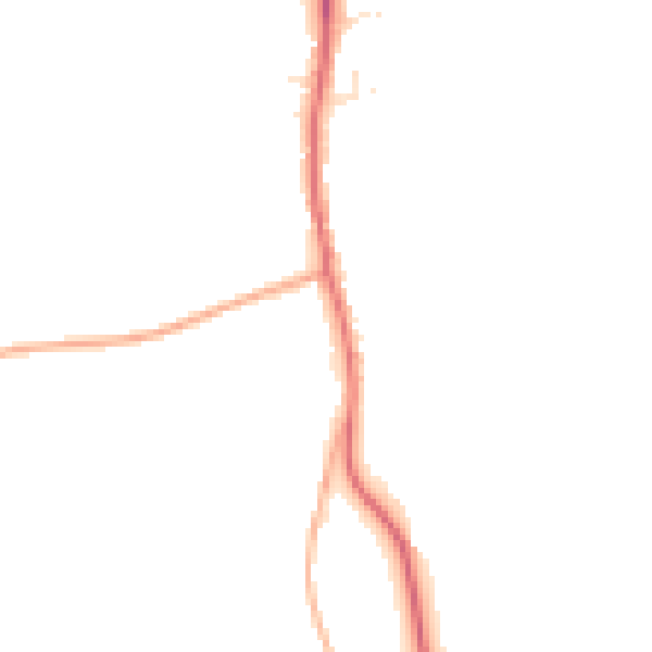 Daytime road noise heatmap for TA3 7BU