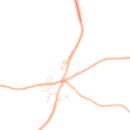 Daytime road noise heatmap for TA3 7DJ