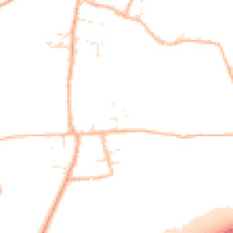 Daytime road noise heatmap for TA3 7EH