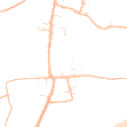 Daytime road noise heatmap for TA3 7HQ