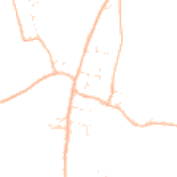 Daytime road noise heatmap for TA3 7JN