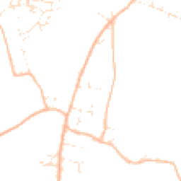 Daytime road noise heatmap for TA3 7JP