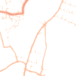 Daytime road noise heatmap for TA3 7JR