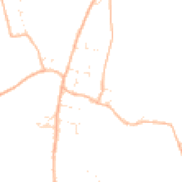 Daytime road noise heatmap for TA3 7JX