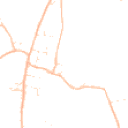 Daytime road noise heatmap for TA3 7LR