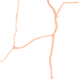 Daytime road noise heatmap for TA3 7LZ