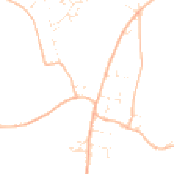 Daytime road noise heatmap for TA3 7NA