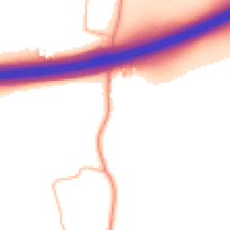 Daytime road noise heatmap for TA3 7PE