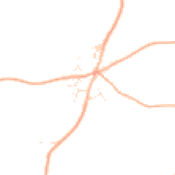 Daytime road noise heatmap for TA3 7QZ