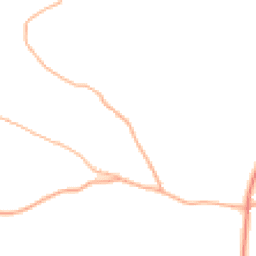 Daytime road noise heatmap for TA3 7RN