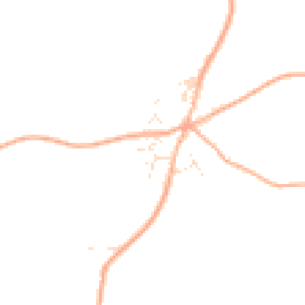 Daytime road noise heatmap for TA3 7RR