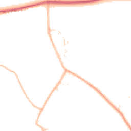 Daytime road noise heatmap for TA4 1AX