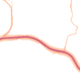 Daytime road noise heatmap for TA4 1BY
