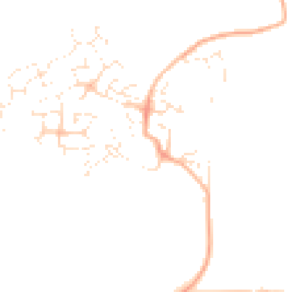 Daytime road noise heatmap for TA4 1DA
