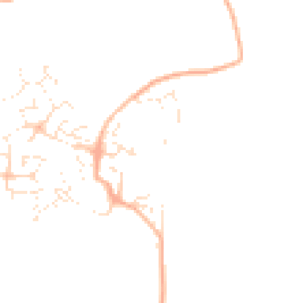 Daytime road noise heatmap for TA4 1DF