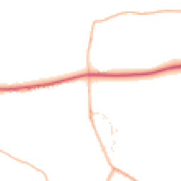 Daytime road noise heatmap for TA4 1DR