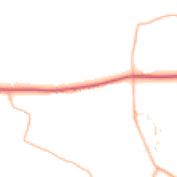 Daytime road noise heatmap for TA4 1DS