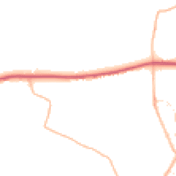 Daytime road noise heatmap for TA4 1DT
