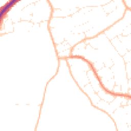 Daytime road noise heatmap for TA4 1EG