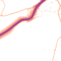 Daytime road noise heatmap for TA4 1FH