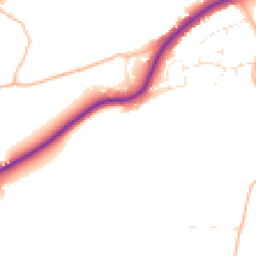 Daytime road noise heatmap for TA4 1FX