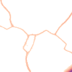 Daytime road noise heatmap for TA4 1HG